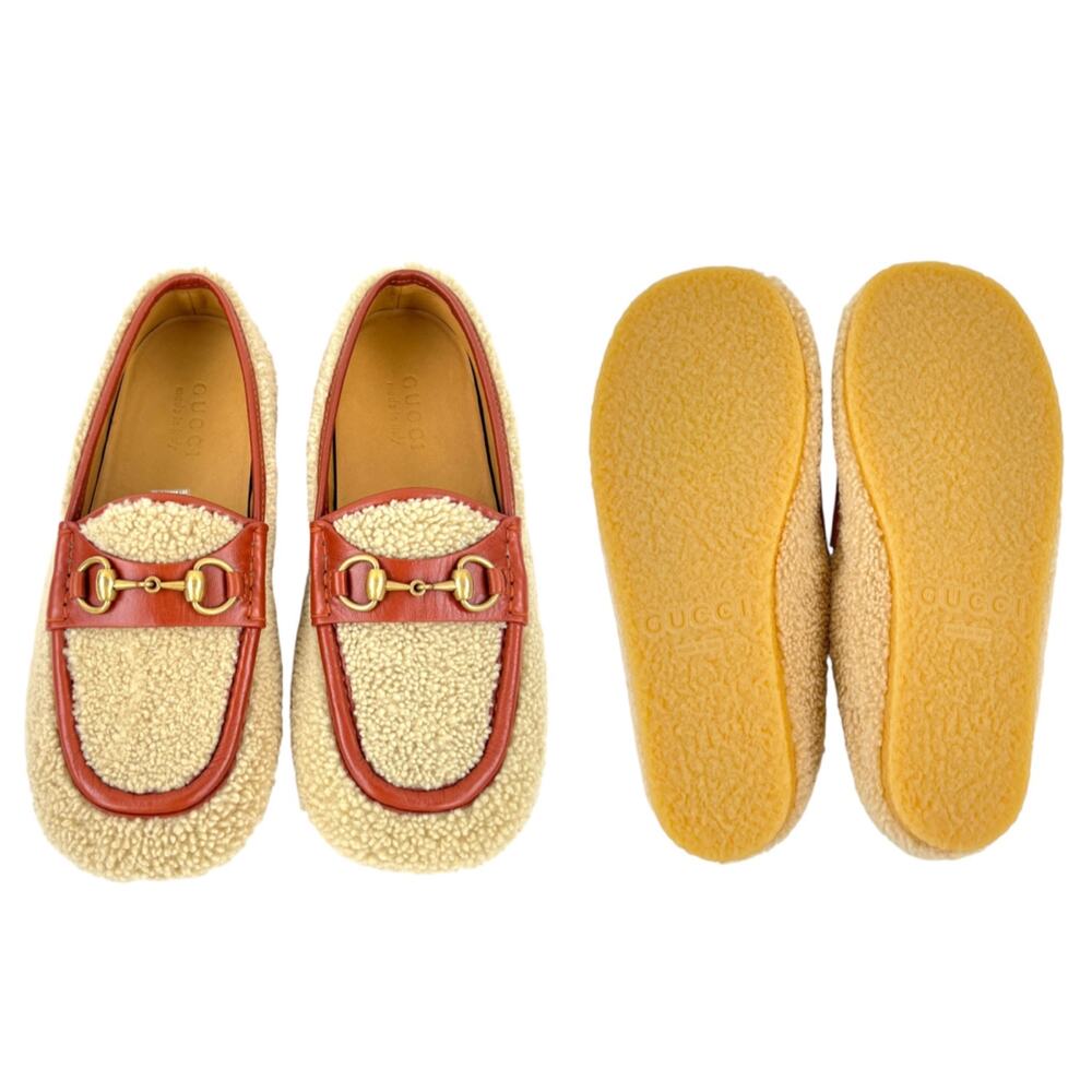 Gucci Horsebit Shearling Slippers - Picture 5 of 7
